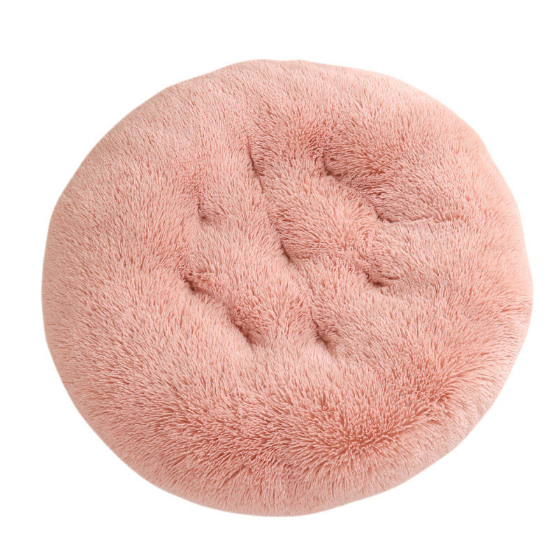 VRound Pet Mat Dog Bed Plush Warm Sleep Dog Bed Cathouse Doghouse