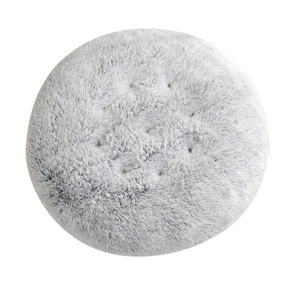 Round Pet Mat Dog Bed Plush Warm Sleep Dog Bed Cathouse Doghouse