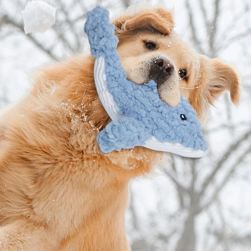 Plush Dog Toy Animals Shape Bite Resistant 